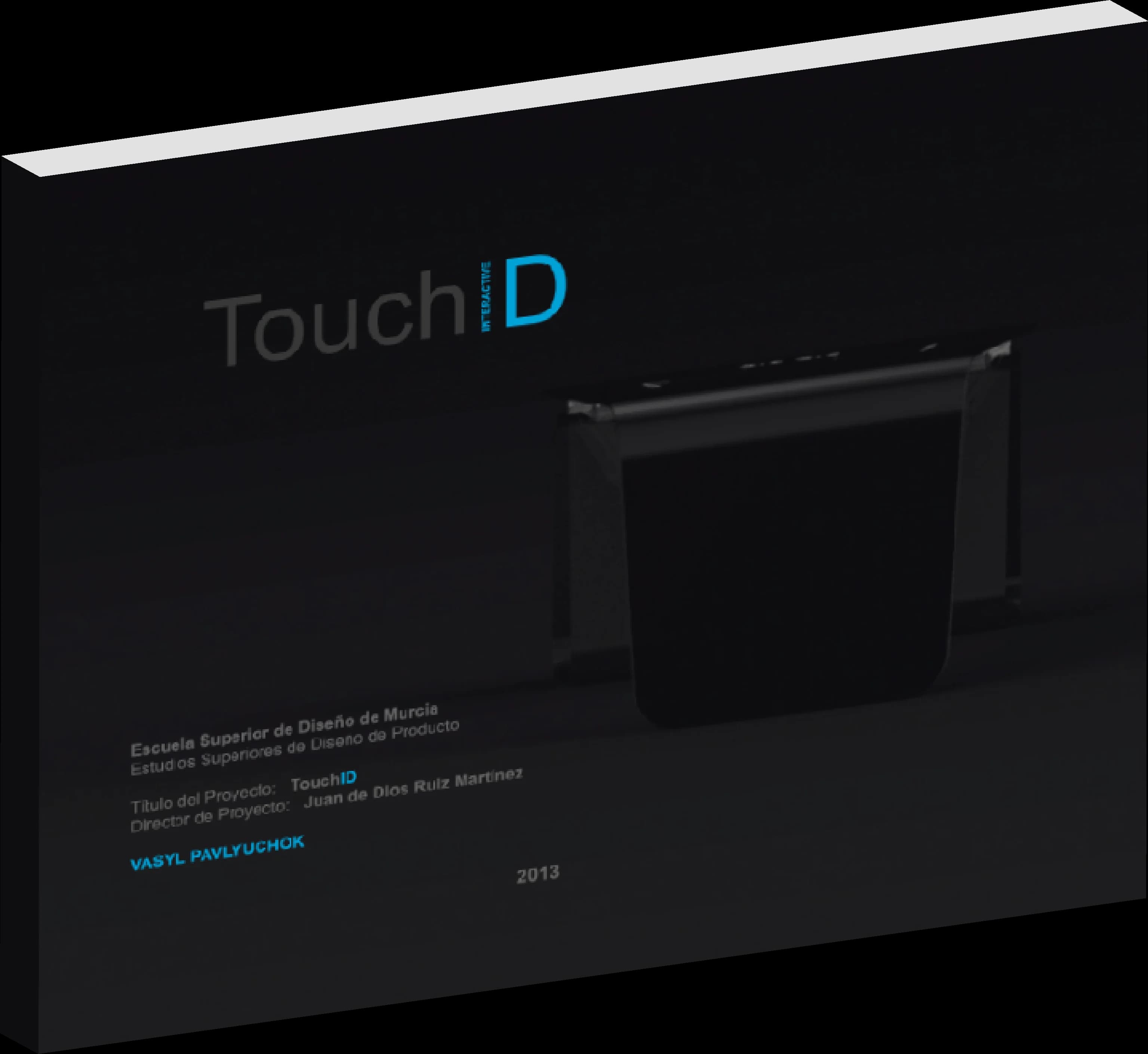 Touch ID — Final thesis book cover, ESDM 2013