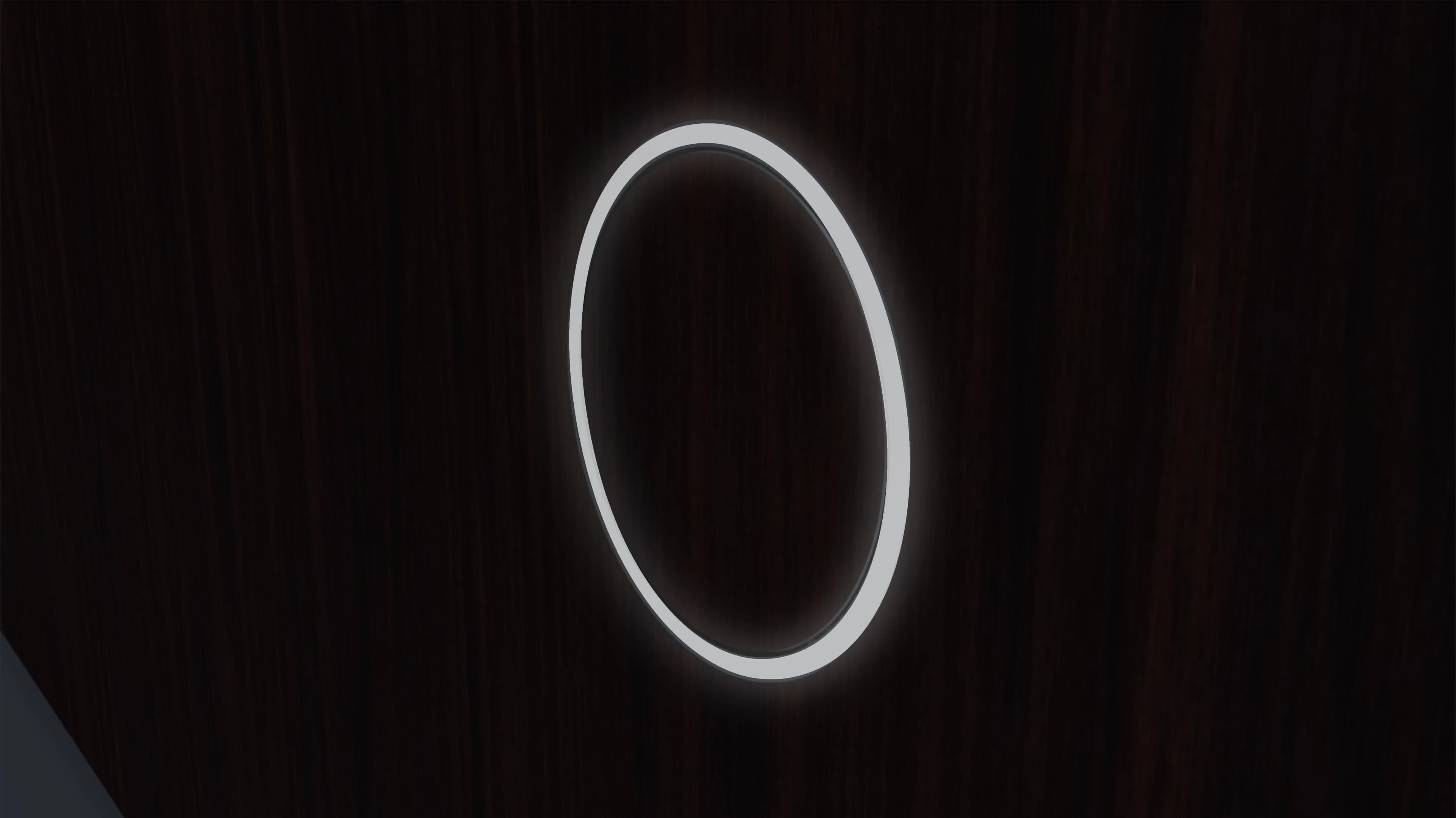 Halo handle — glowing ring