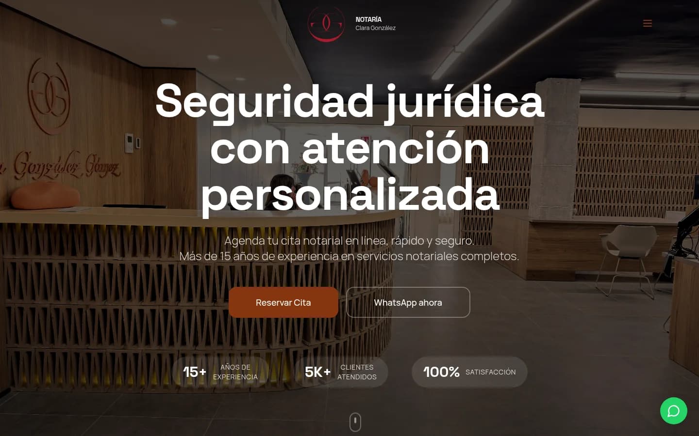 Notaría Clara González Gómez — website