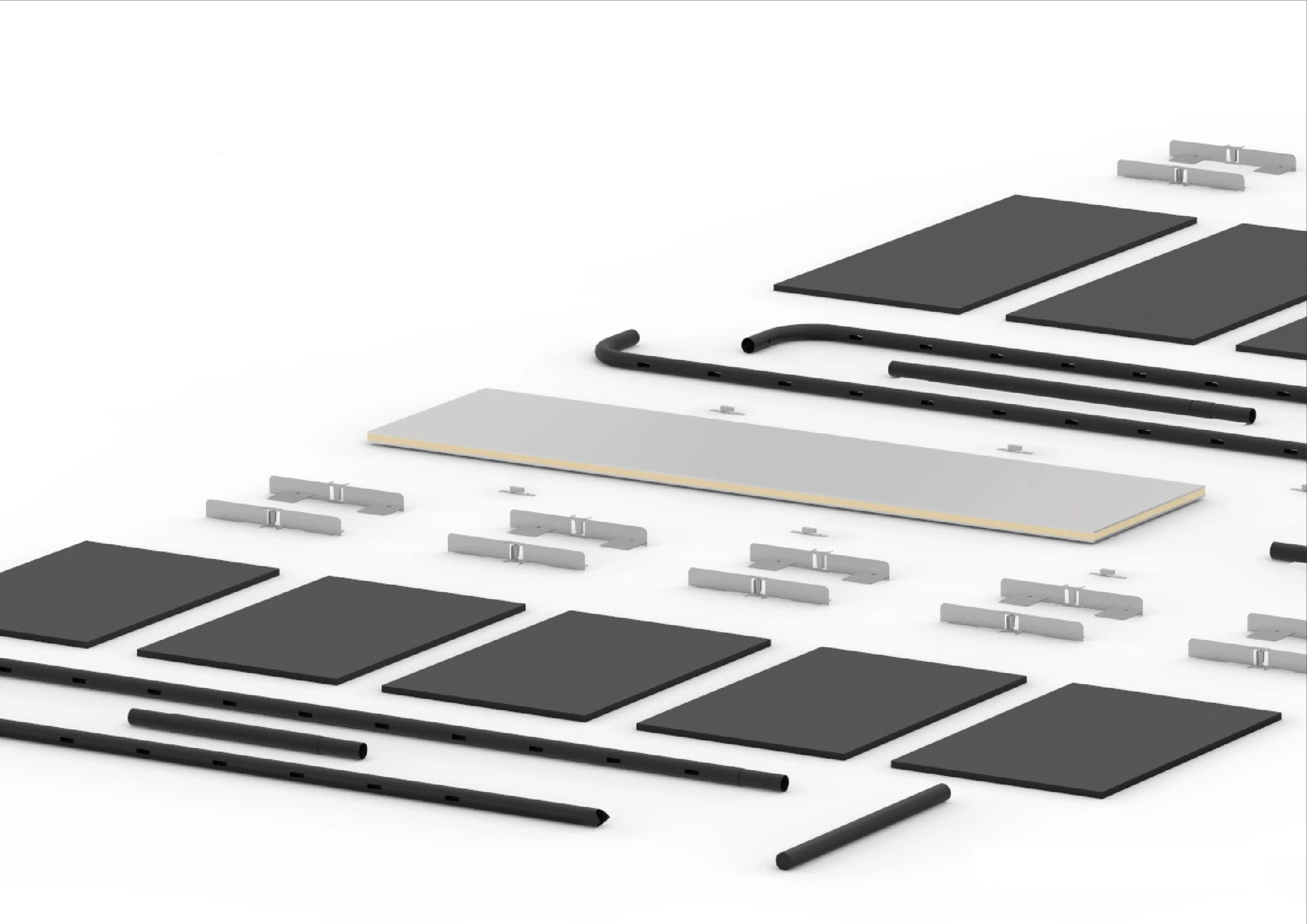 Utube — exploded components view